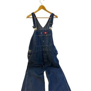 Dickies 40x32 blue jean overalls pants (distressed markers) 100 cotton